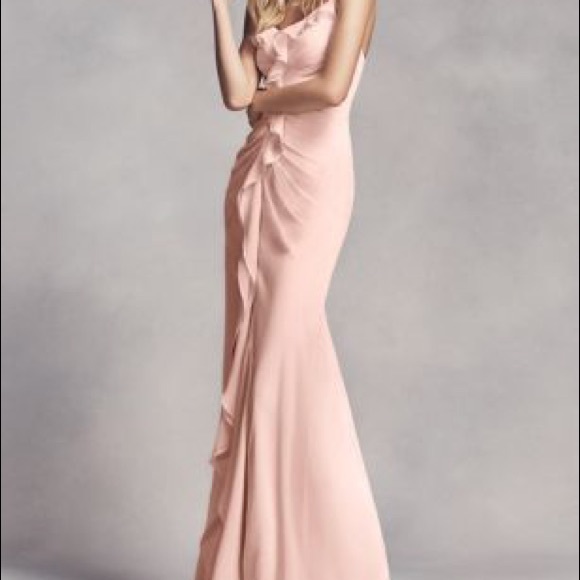 Vera wang “White” brand pink bridesmaid dress - Picture 1 of 5